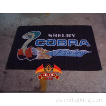 Shelby Cobra Flag 3 x 5 pies Poliéster Shelby Cobra Banner